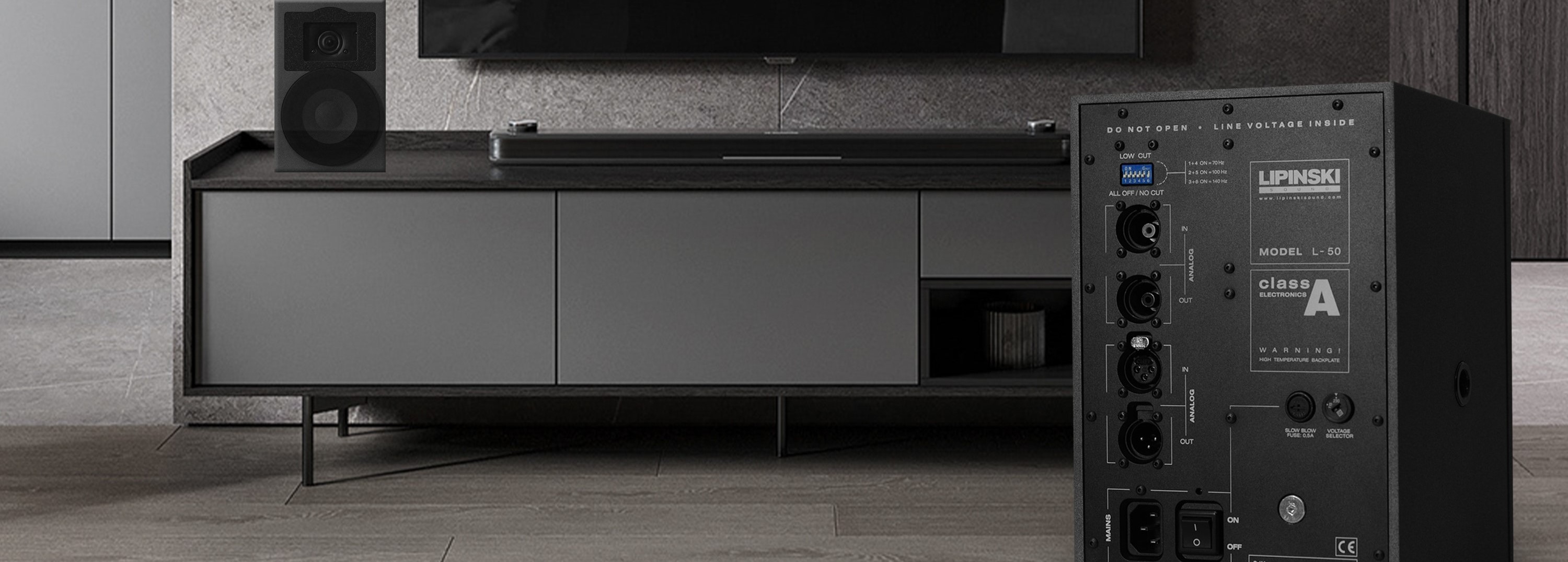 LipinskiSound.com - Newest All Class-A Powered L-50 Speakers 